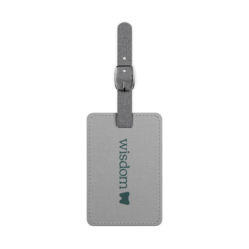 Saffiano Polyester Luggage Tag, Rectangle