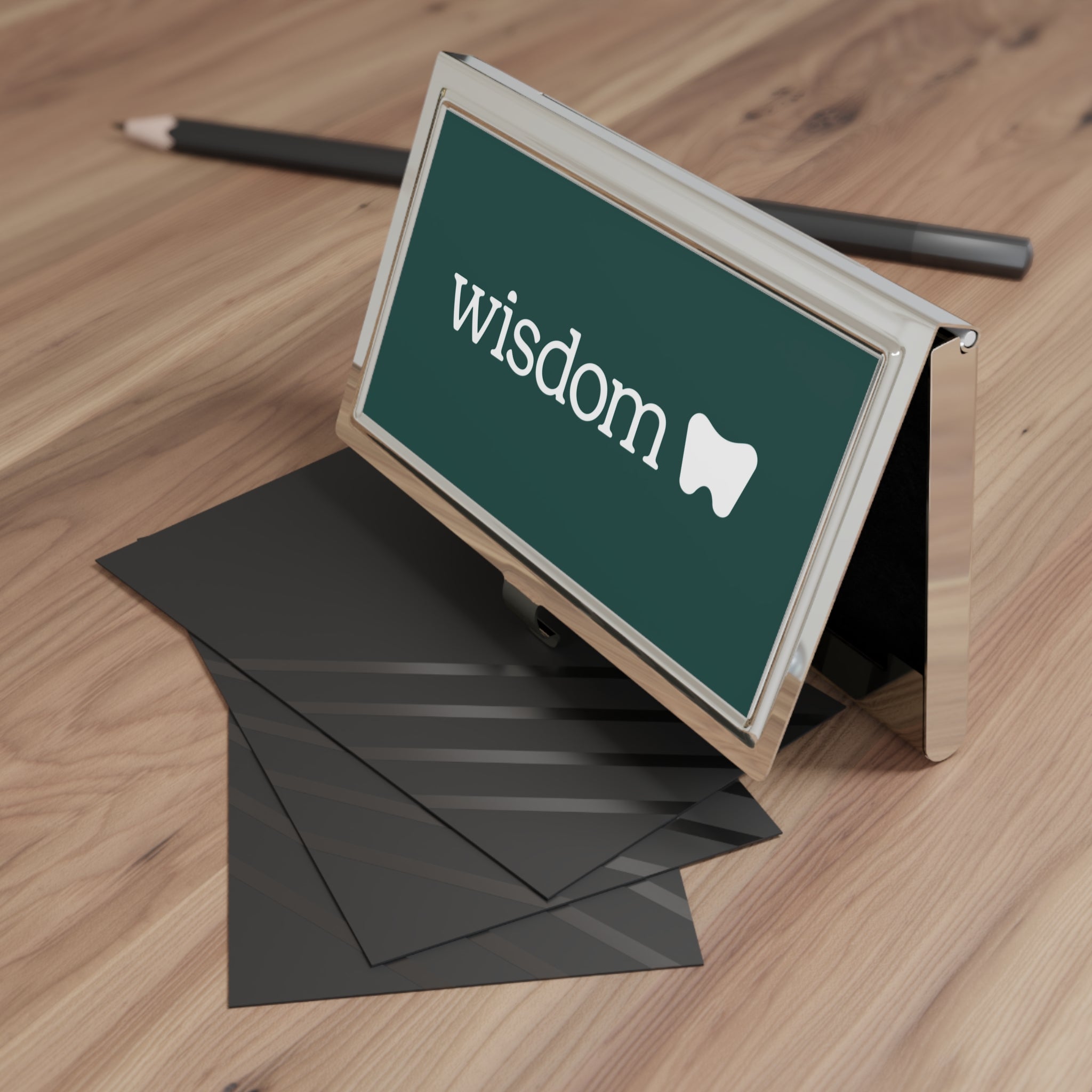 Wisdom Dental Business Card Holder – Professional Dentist Card Case